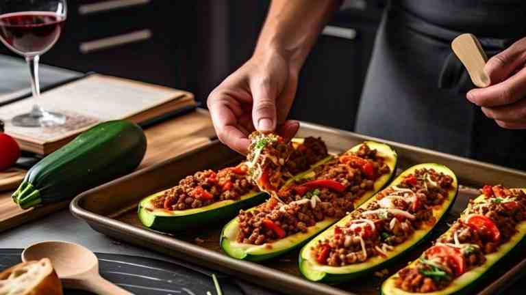 Stuffed Zucchini Boats Recipe